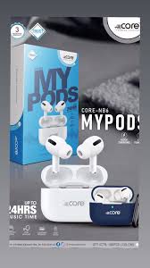 Core NB6 MyPods Wireless Earphones with 36Hrs Playtime