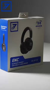 One 7 Bluetooth Headphone front view with cushioned earcups