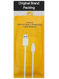 realme Type-C Fast Charging Cable – Red, Original with SuperVOOC/Warp Charge support