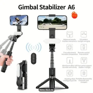 A6 Gimbal Stabilizer 3-axis handheld full view
